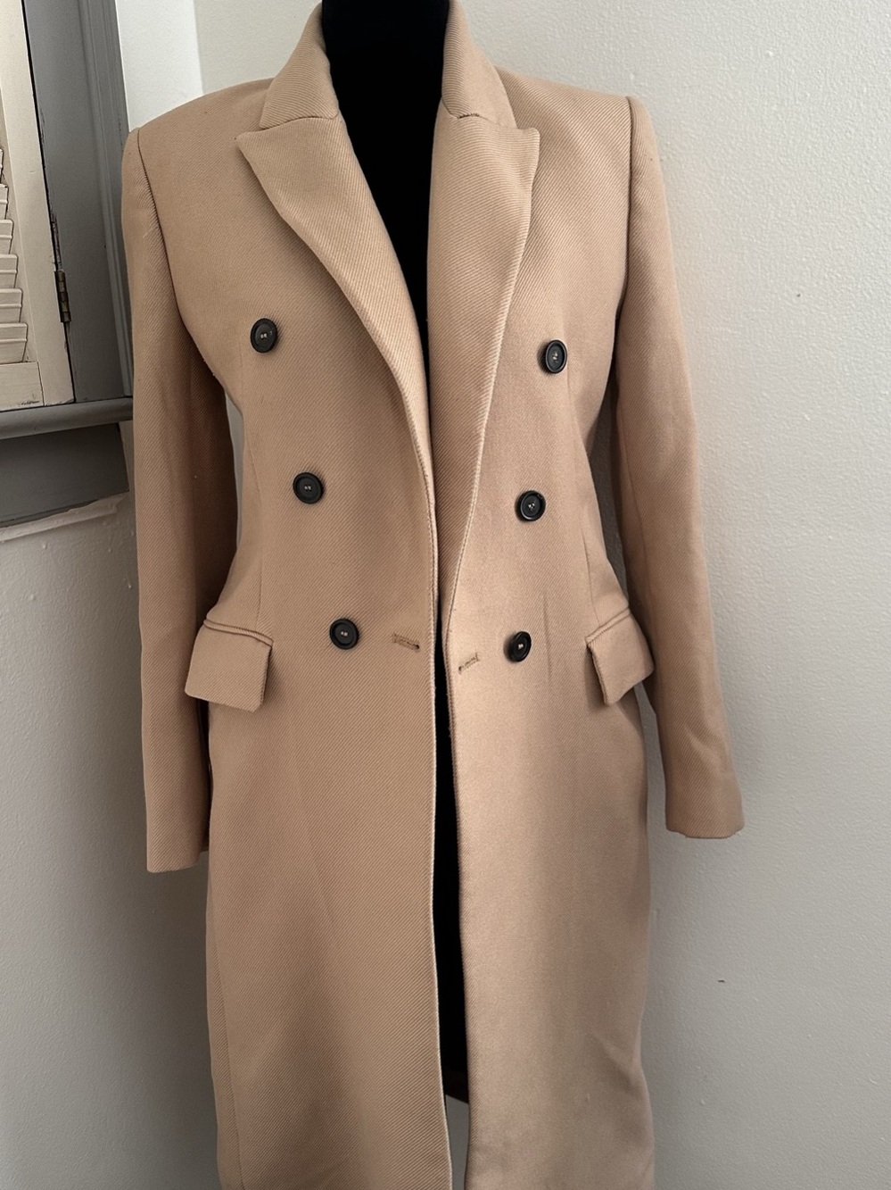 Zara Double-Breasted Trench Coat - Picture 4 of 4